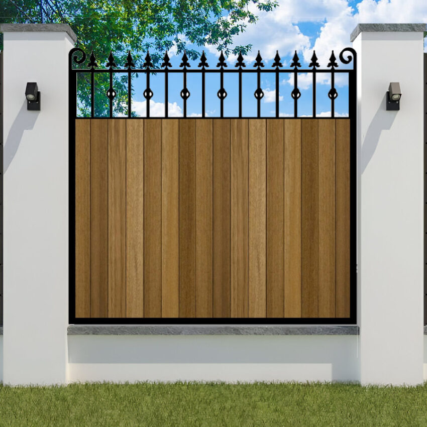 Metal Framed Fence Panels - The Wilton
