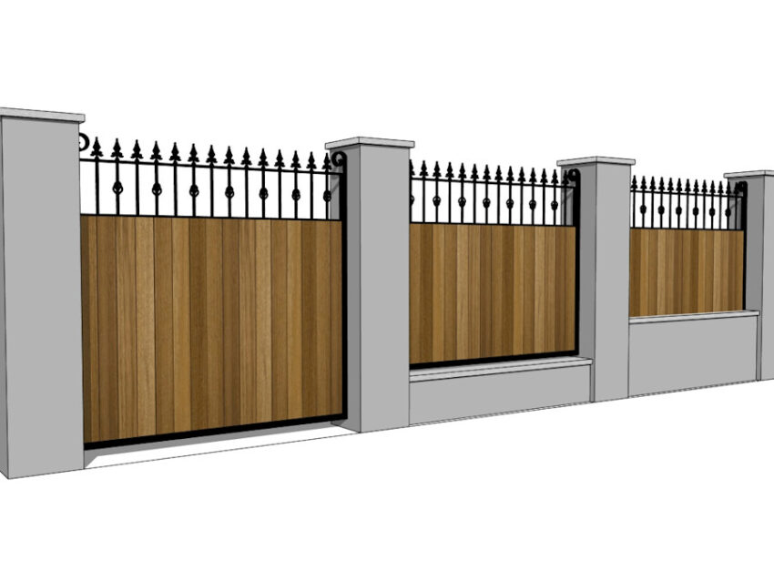 Metal Framed Fence Panels - The Wilton - Image 3