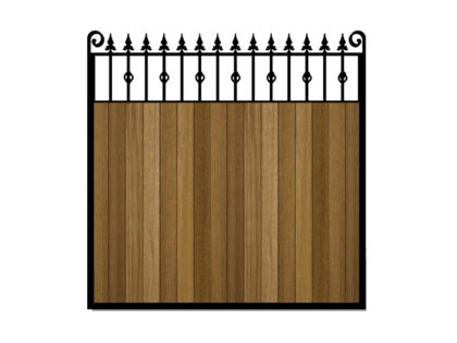Wilton Iroko Fence Panel