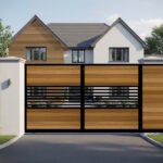 Modern Sliding Gate - The Westgate - Flat Top - Horizontal