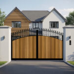 Sliding Gate - vertical Cladded Bow Top - The Oxford