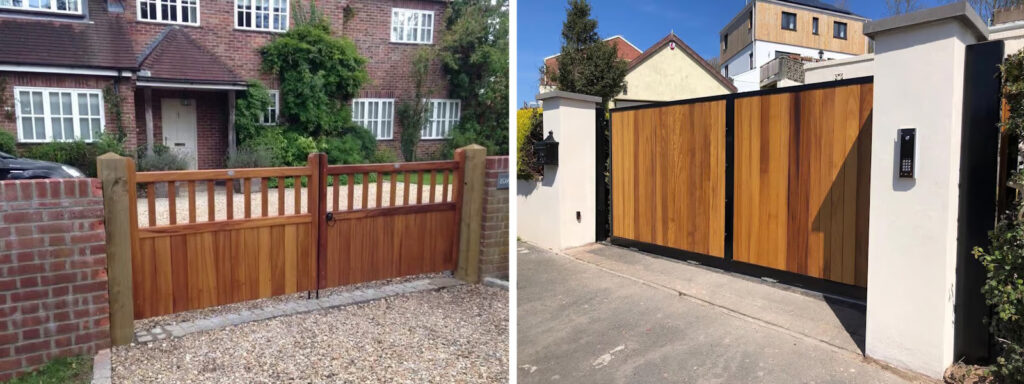 Swing gate and sliding gate comparison