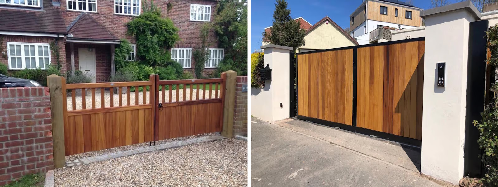 Swing gate and sliding gate comparison