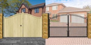 Wooden gates vs metal gates