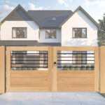 Oak Double Entrance Gate - The Kingsbridge