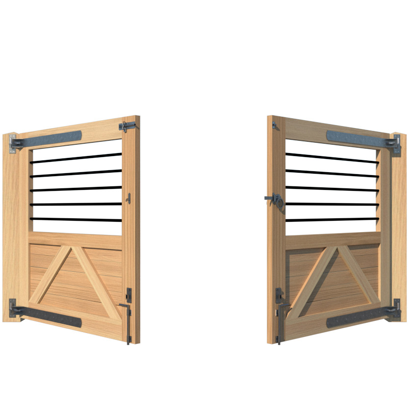 Oak Double Entrance Gate - The Kingsbridge