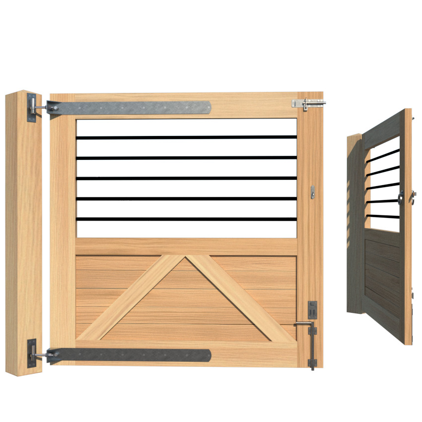 Oak Double Entrance Gate - The Kingsbridge