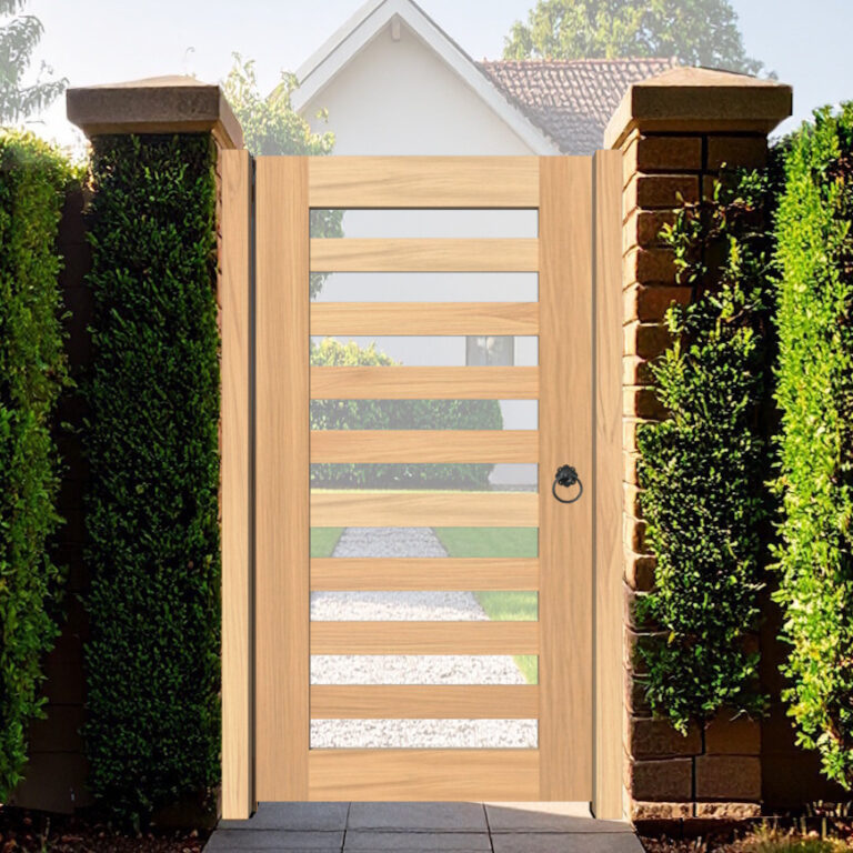 Flat Top Oak Pedestrian Gate - The Salcombe