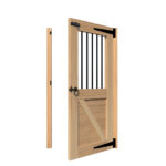 Flat Top Oak Pedestrian Gate - The Torcross
