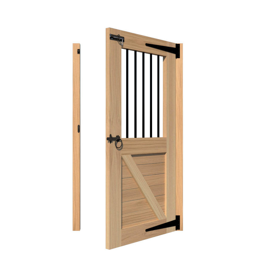 Flat Top Oak Pedestrian Gate - The Torcross