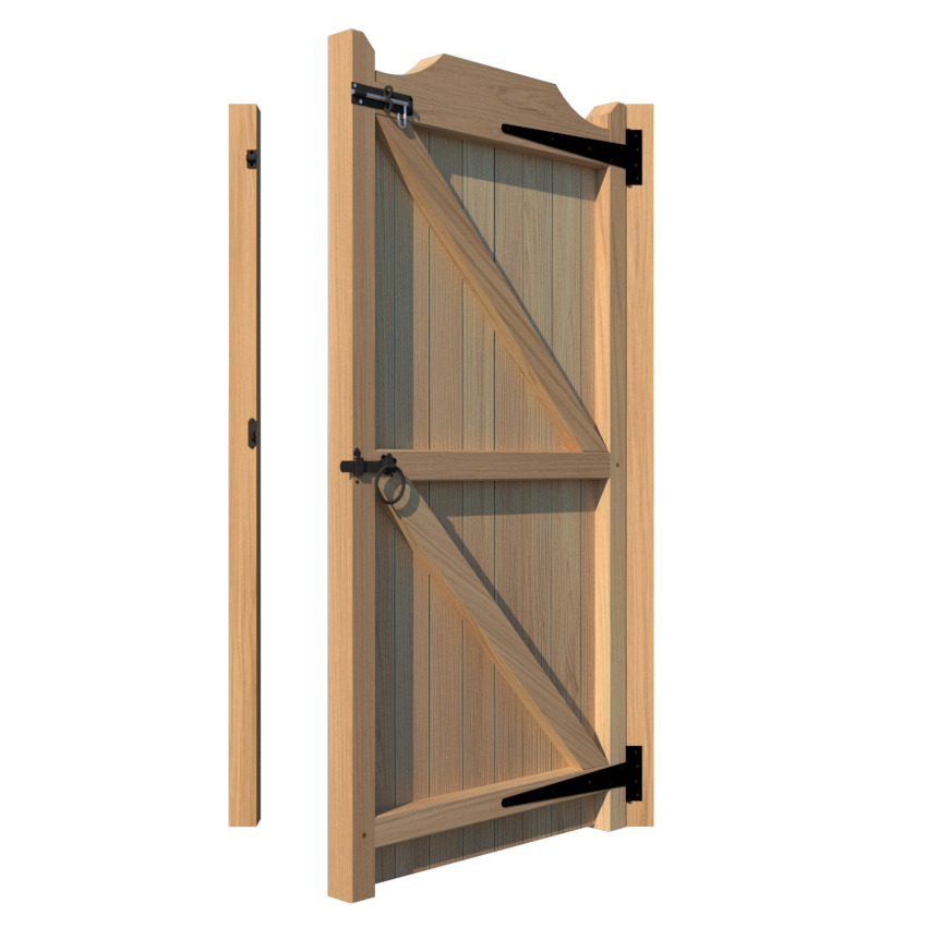 Oak Pedestrian Gate - The Abbeywood 2