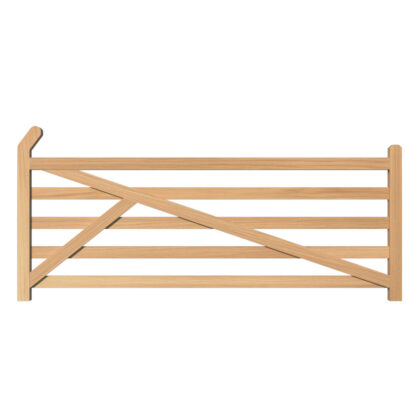Oak Arch Top Field Gate
