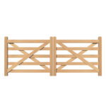 Oak Farm Gate - Double Cross
