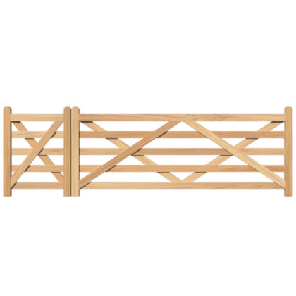 Oak Field Gate with Access