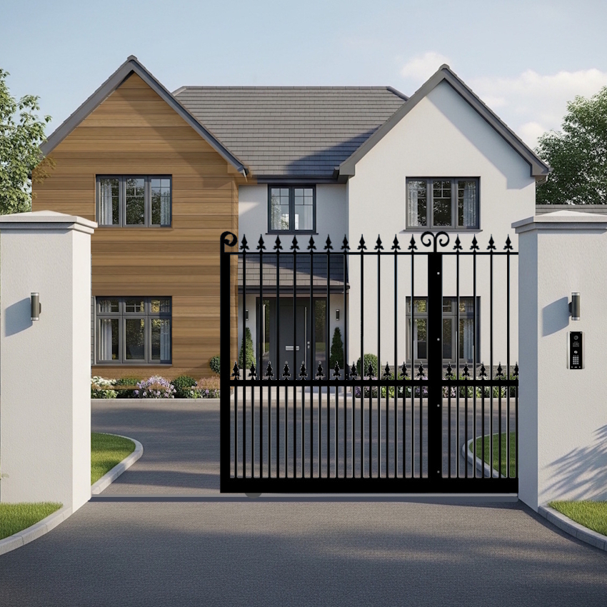 Sliding Gates in Metal Wrought Iron