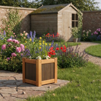 Composite and Timber Garden Planter