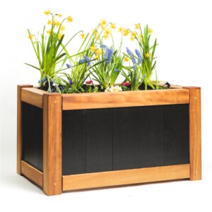 Outdoor Wooden Garden trough Planter