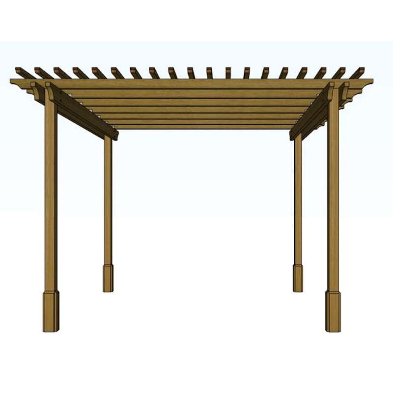 Wooden Garden Pergola - The Marlow 3